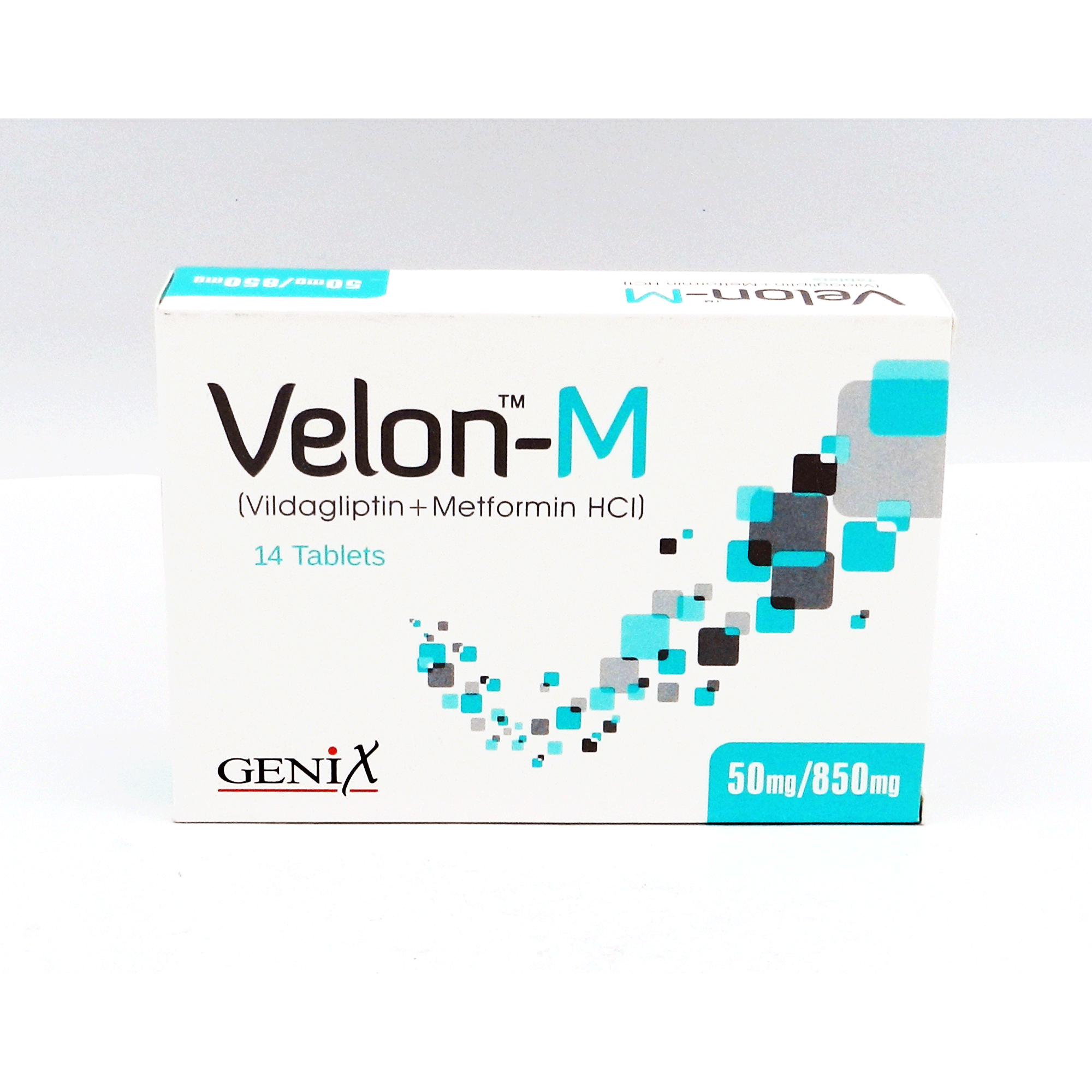 VELON-M TAB 50/850MG 14S