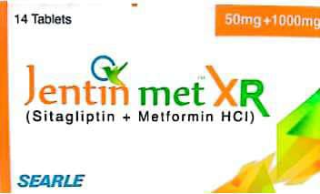 JENTIN MET XR 50/1000MG TAB 14'S