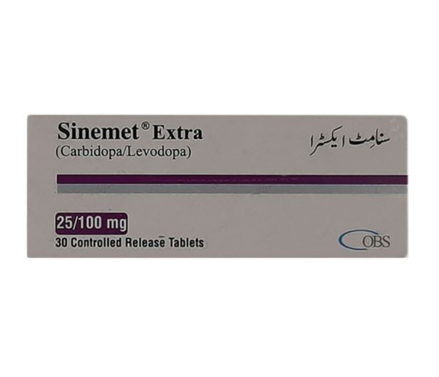 SINEMET EXTRA25/100MG 30S