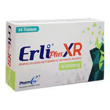 ERLI PLUS XR 5/1000MG TAB 14S