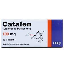 CATAFEN 100 MG TAB 20S