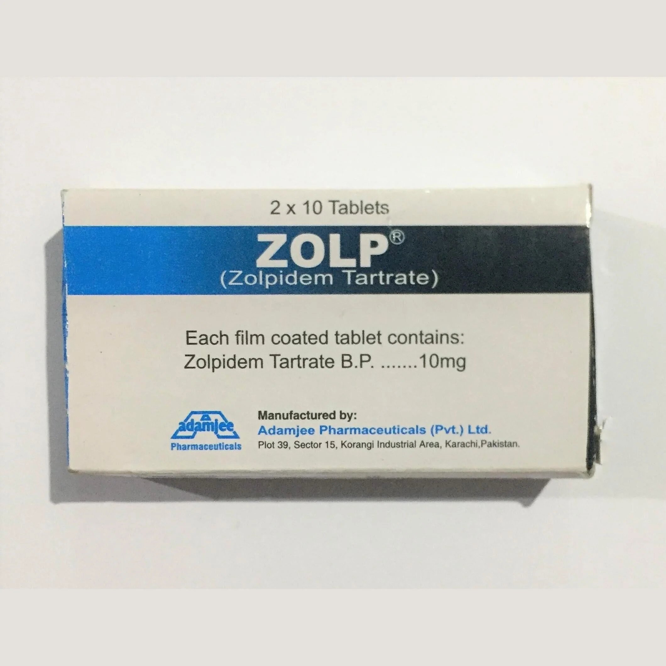 ZOLP TAB 10 MG 2X10'S