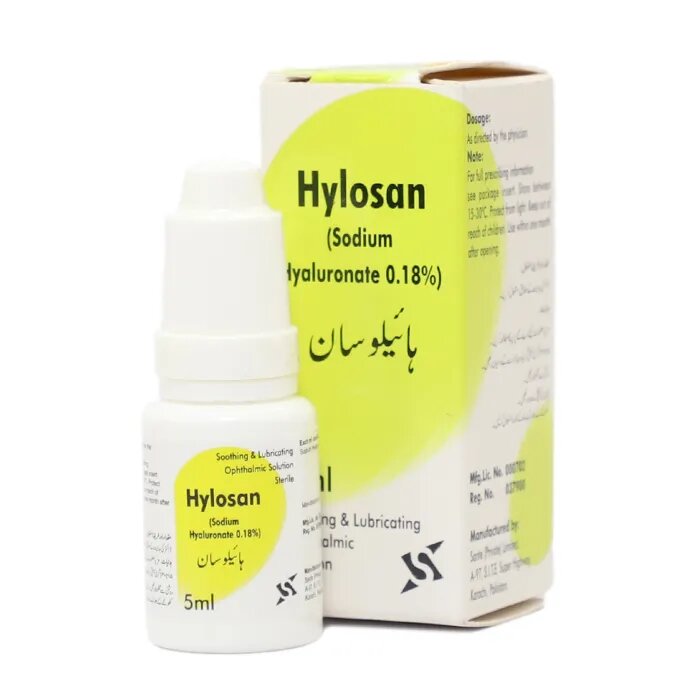 HYLOSAN EYE SOLN 5ML 1'S