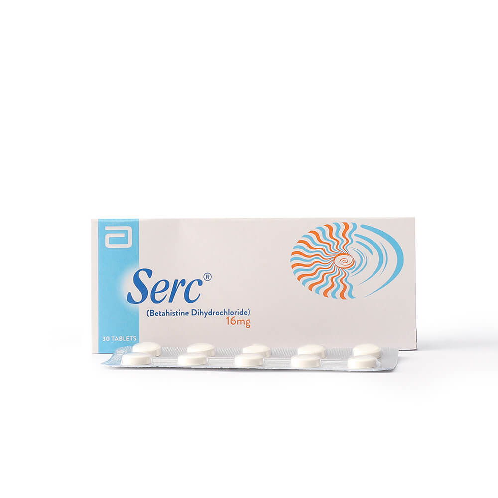 SERC 16MG TAB 10X3'S