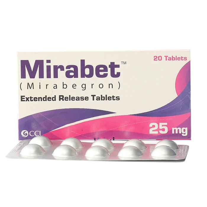 MIRABET 25MG TAB 10x2