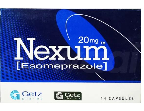 NEXUM CAP 20 MG 2X7'S