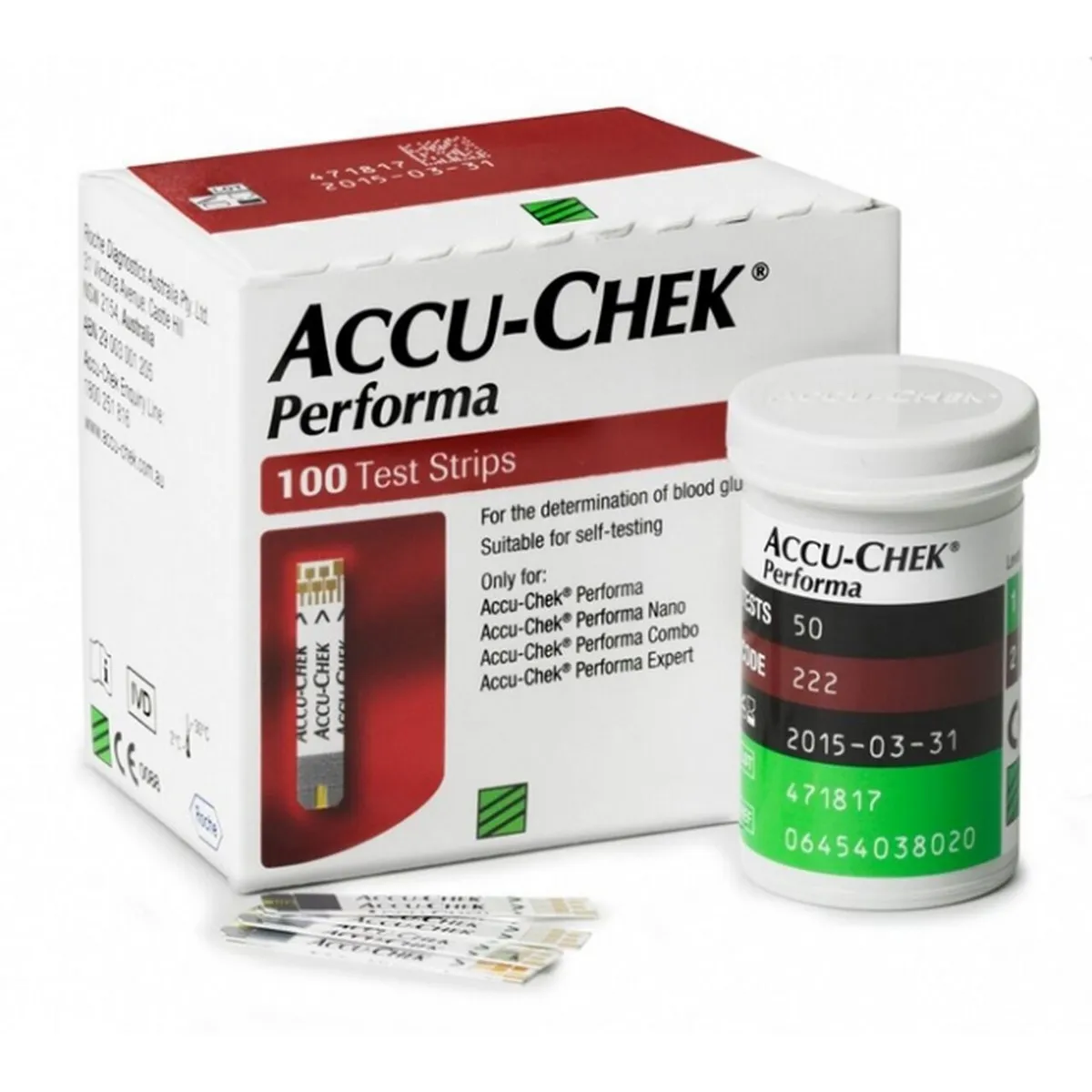 ACCU-CHECK PERFORMA STRIPS 100'S