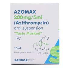 AZOMAX SUSP 200 MG 15ML 1'S