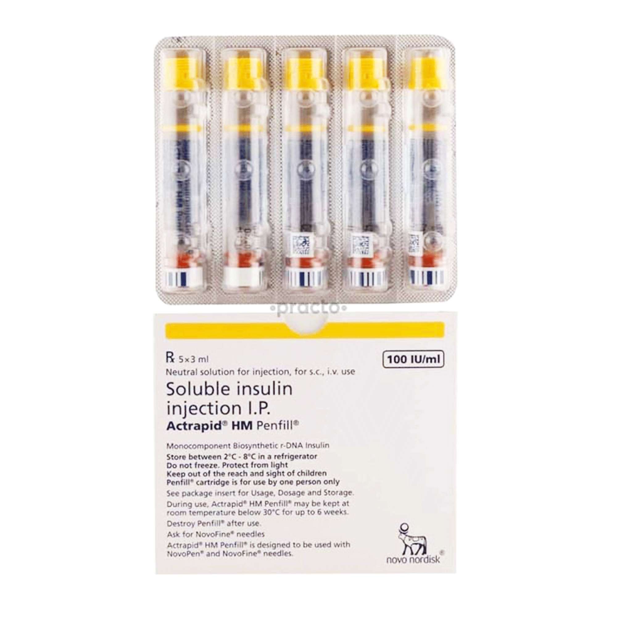 ACTRAPID HM PEN FILL 1S