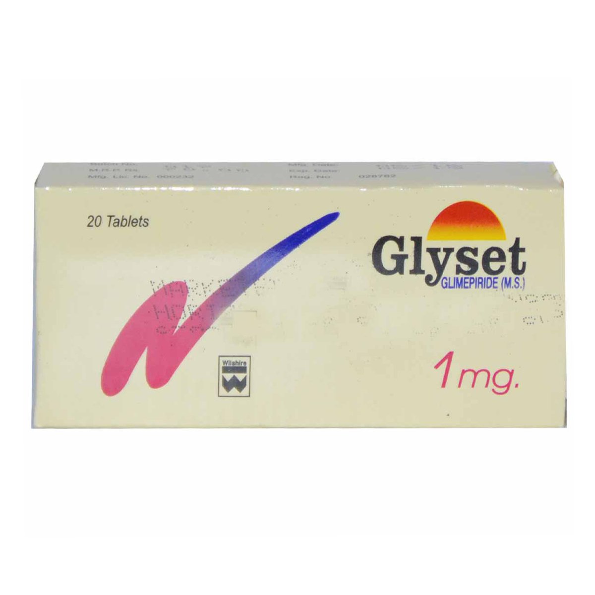 GLYSET 1MG TAB 10x2