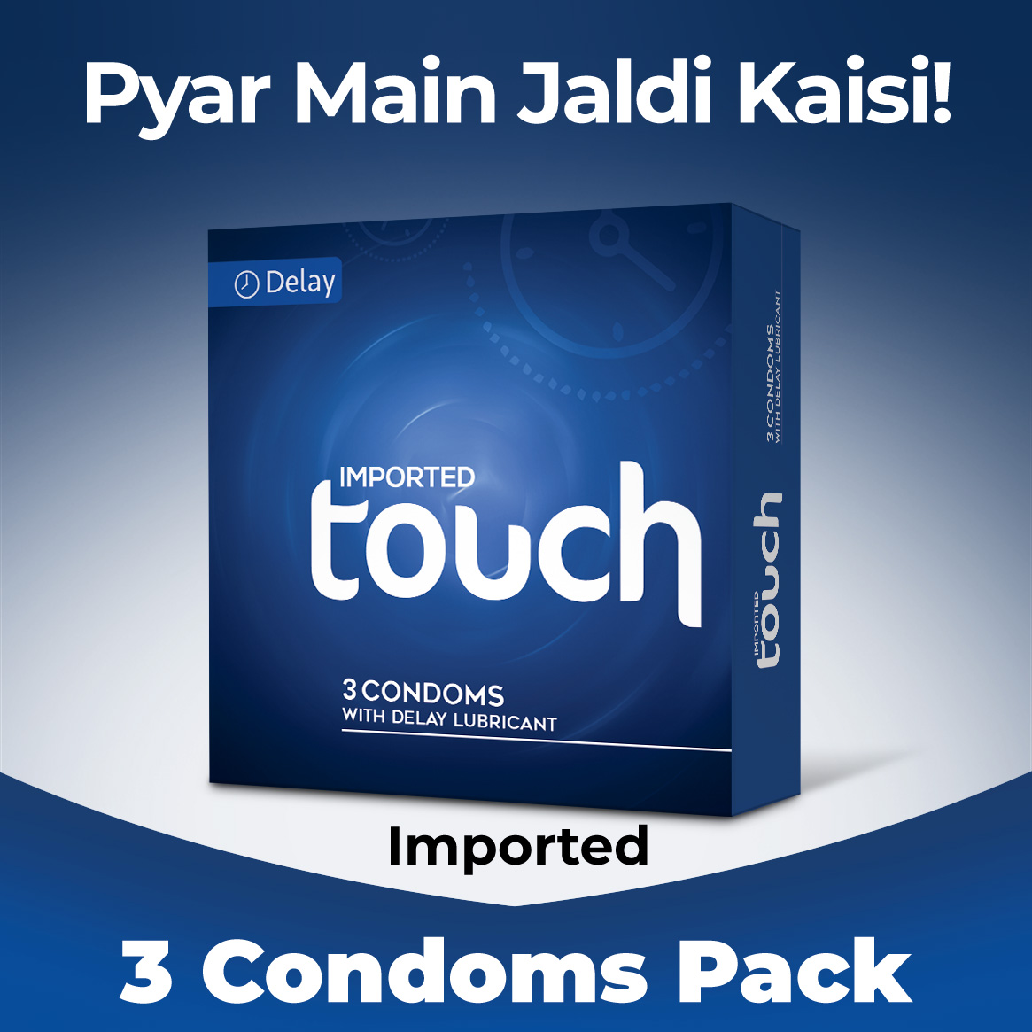 TOUCH DELAY CONDOMS 3S