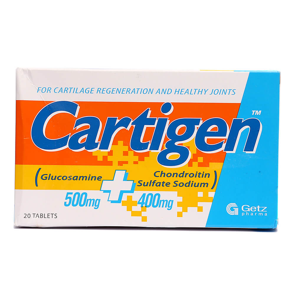 CARTIGEN PLUS TAB 500MG 5x4