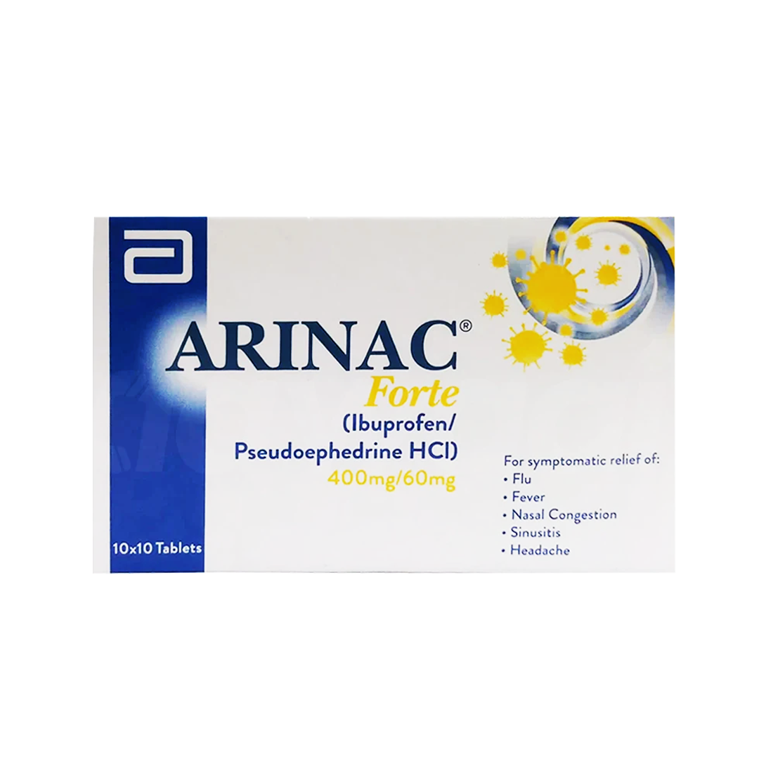 ARINAC TAB FORTE 400 MG 10X10'S