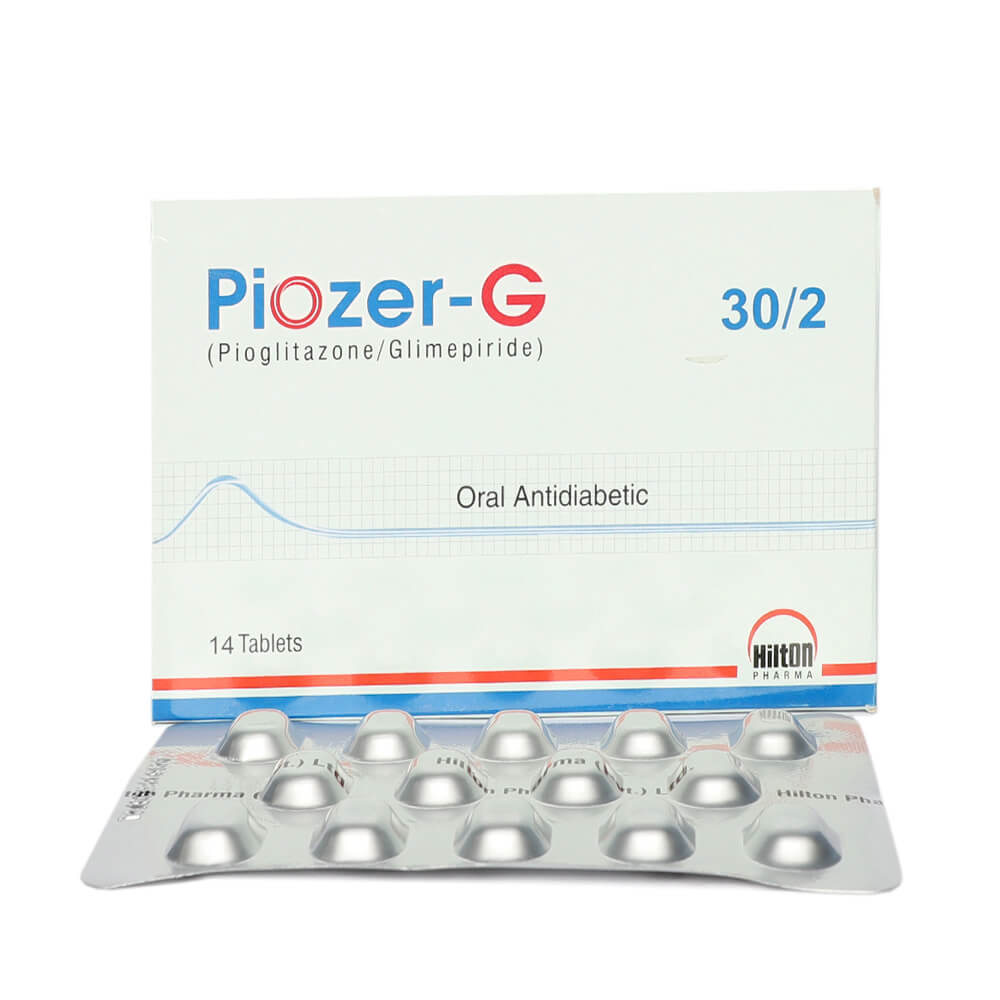 PIOZER G TAB 30/2 MG 14'S