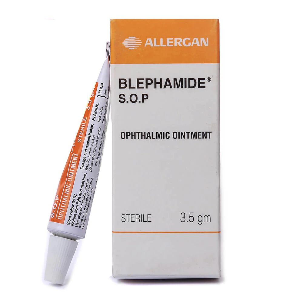 BLEPHAMIDE EYE OINT SOP 3.5 GM