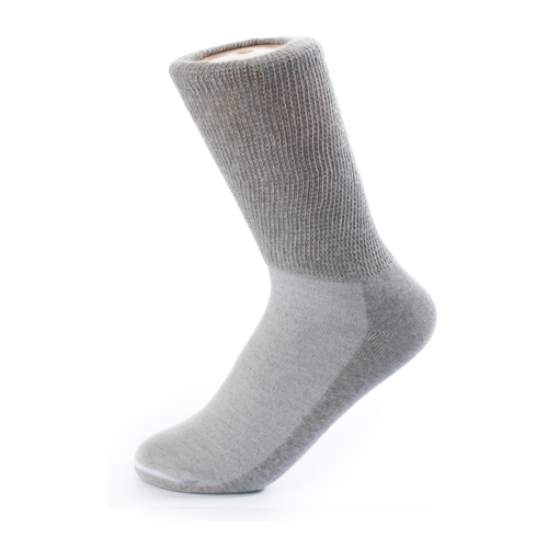 DIABETIC SOCKS GREY (9-11)