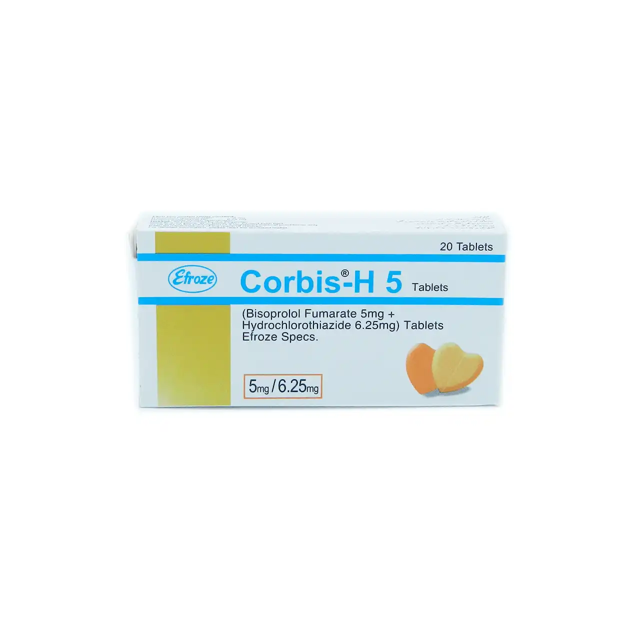 CORBIS - H 5MG TAB 10X2'S 