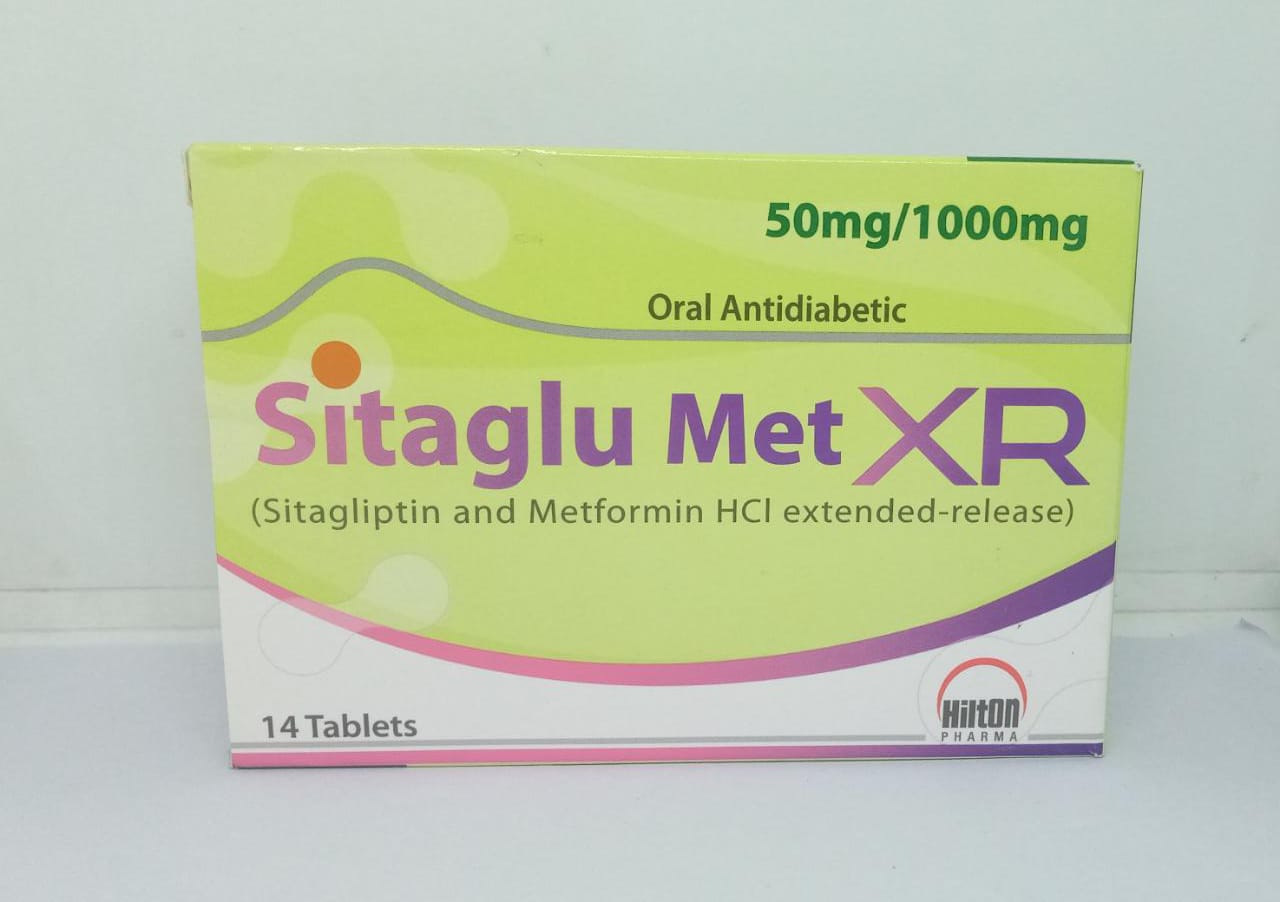 SITAGLUMET XR TAB 50MG/1000MG TAB 7X2