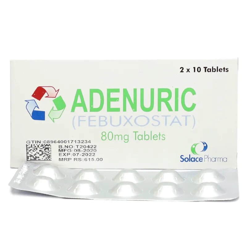 ADENURIC 80 MG TAB 20S