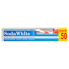 SODA WHITE TOOTH PASTE BRUSH