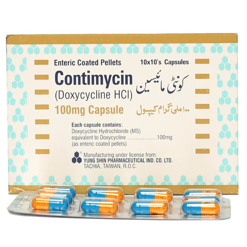 CONTIMYCIN 100MG CAP 10X10'S