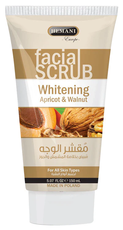 HEMANI FACIAL SCRUB APRICOT & WALNUT 537 150ML 