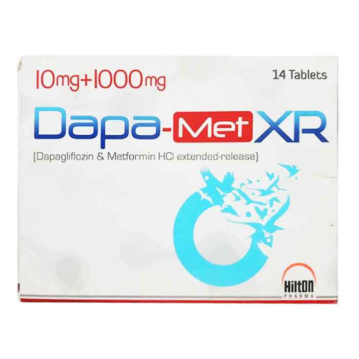 DAPAMET XR 10/1000MG TAB 14S