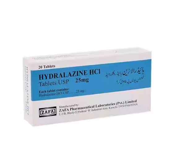 HYDRALAZINE TAB 25 MG 10x2'S