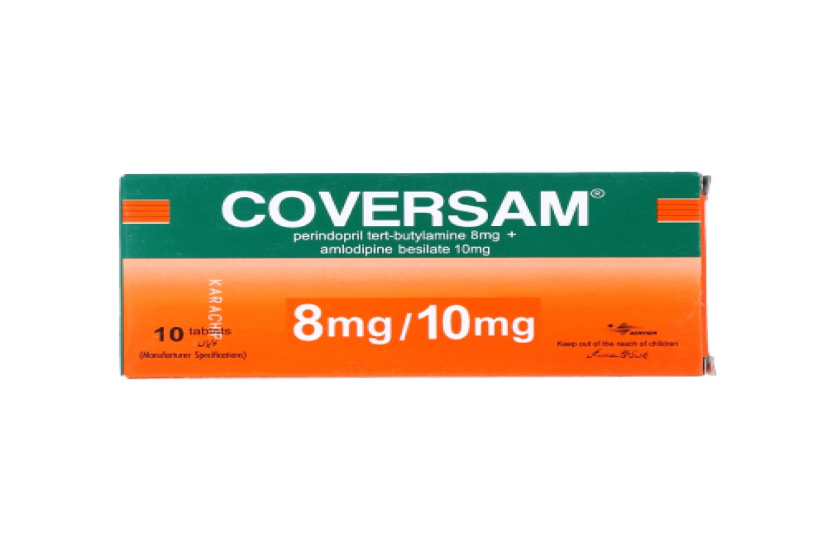 COVERSAM 8/10MG TAB 10'S