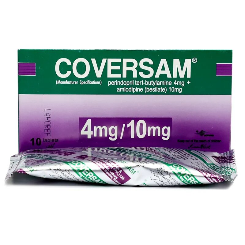 COVERSAM 4/10MG TAB 10'S