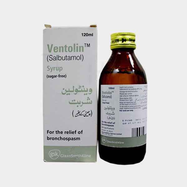 VENTOLIN SYP S/F 120ML 1'S