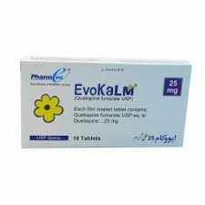 EVOKALM TAB 25 MG 1x10