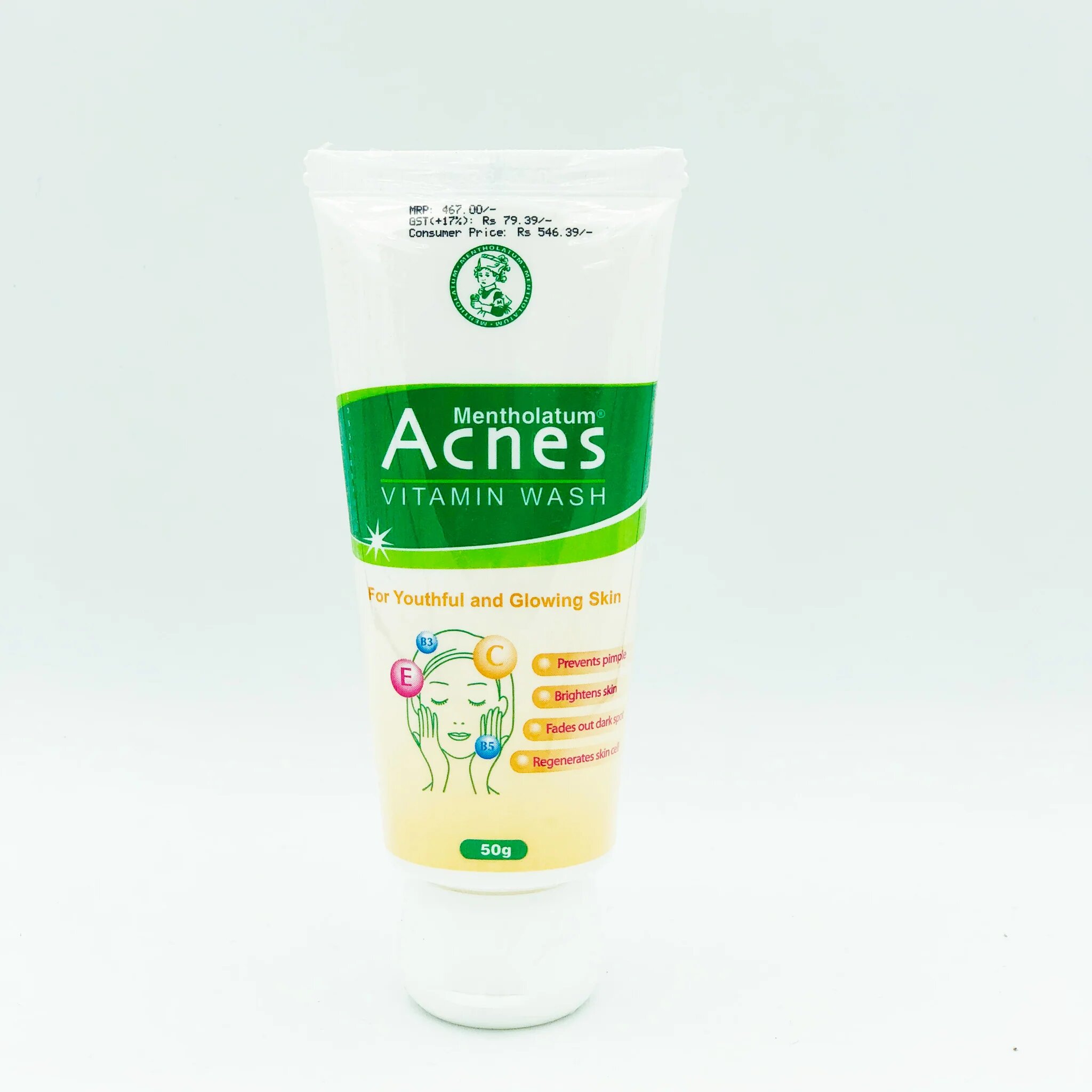 ACNE VITAMIN FACE WASH 50GM