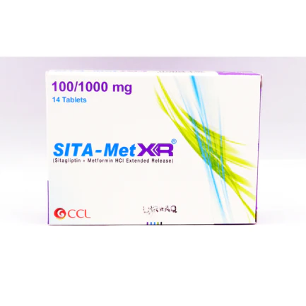 SITA-MET XR 100/1000MG TAB 14S