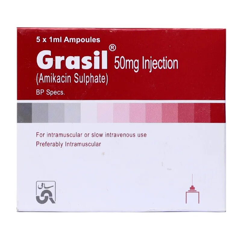 GRASIL INJ 50MG 5x1 ML