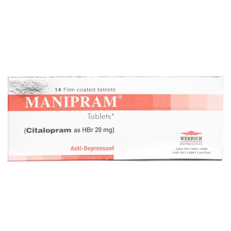 MANIPRAM TAB 20MG 14'S