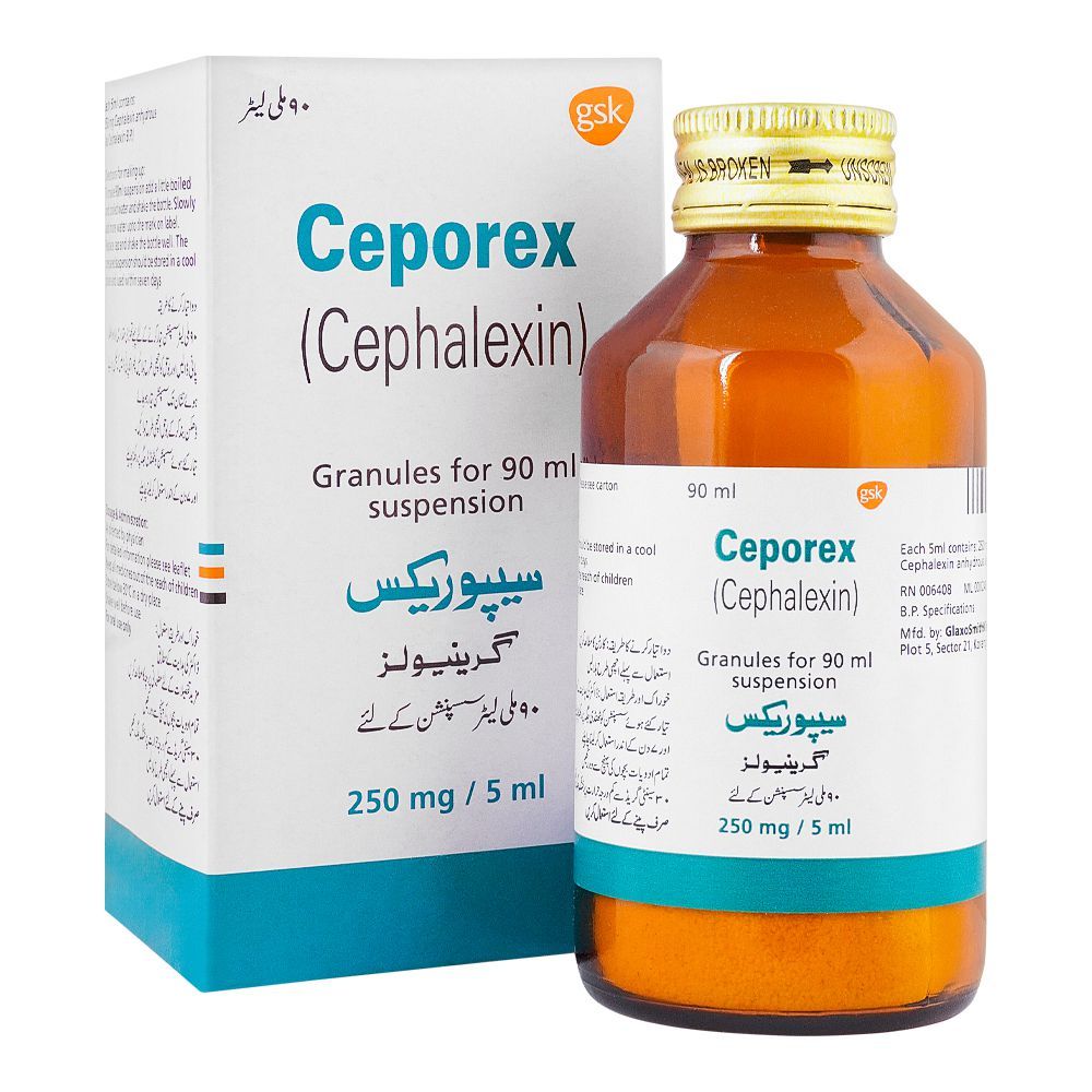 CEPOREX 250MG 90ML SYP 1'S