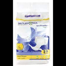 SECURE XTRA ADULT DIAPER MEDIUM 10S