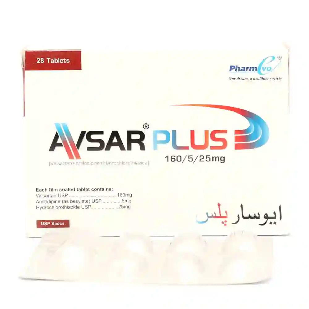 AVSAR PLUS 160/5/25MG TAB 7x4'S