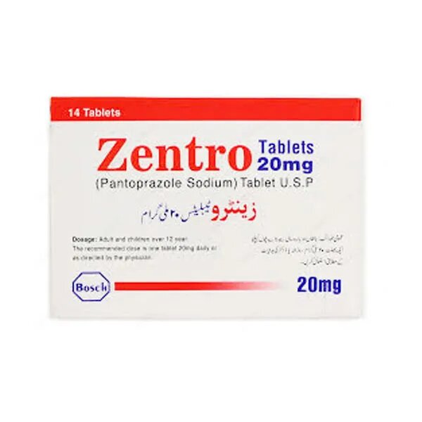 ZENTRO TAB 20 MG 14'S