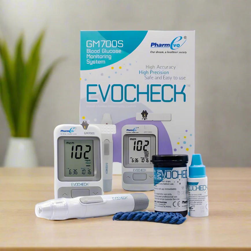 EVOCHECK GM700S BLOOD GLUCOSE METER 