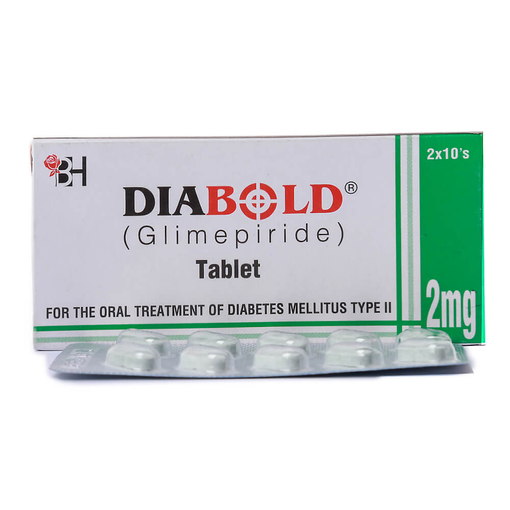 DIABOLD TAB 2MG 2X10'S