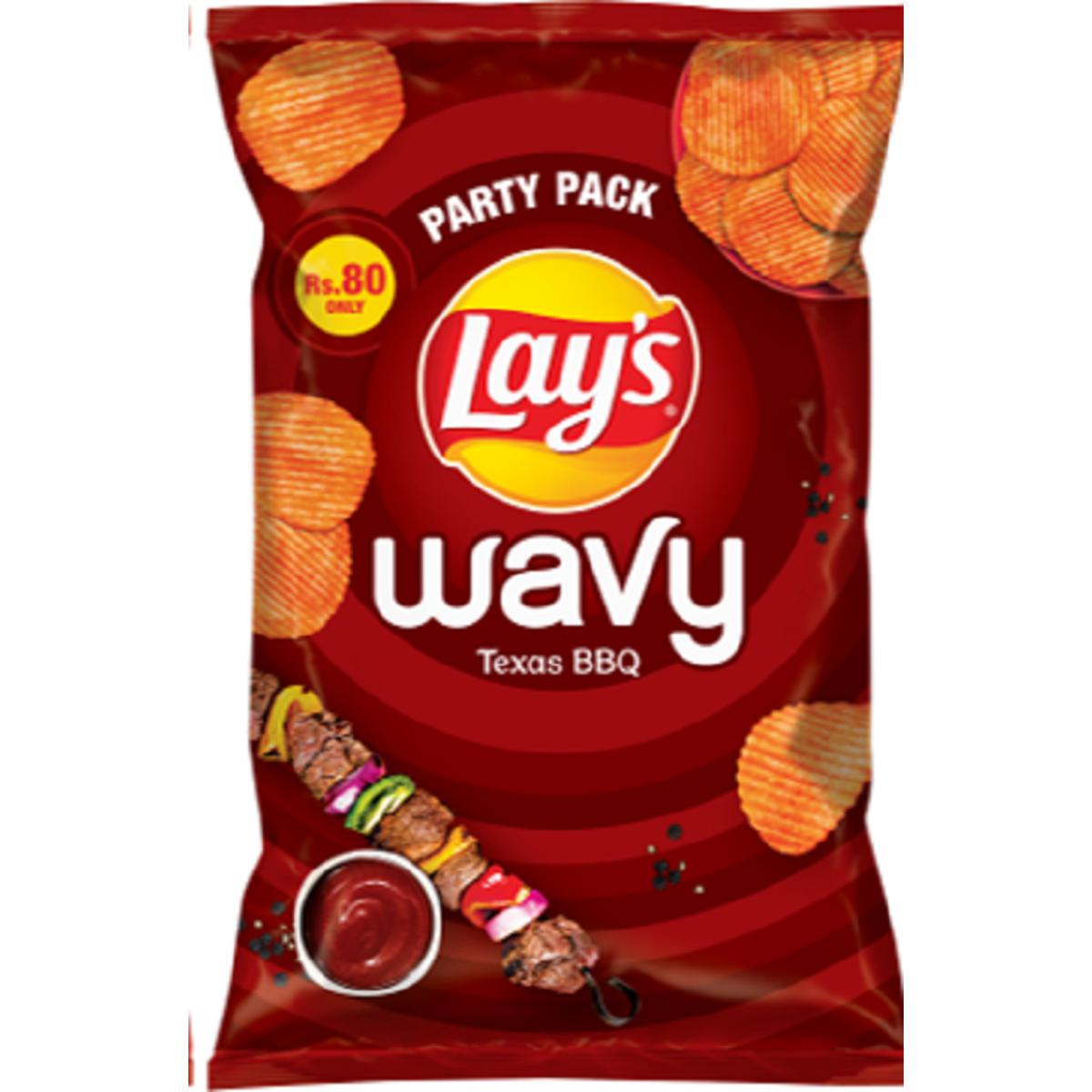 LAYS WAVY BBQ 75GMX12 