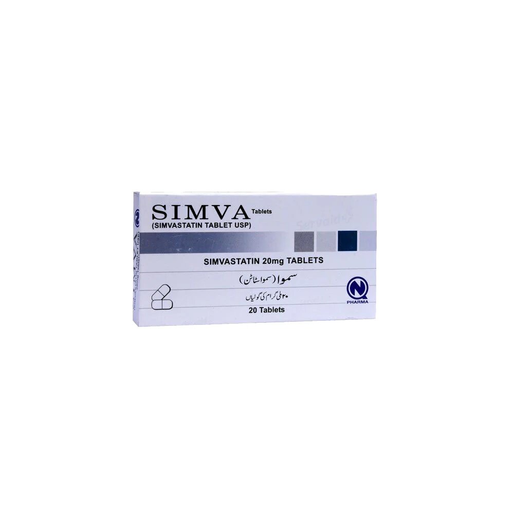 SIMVA 20MG TAB 20 S