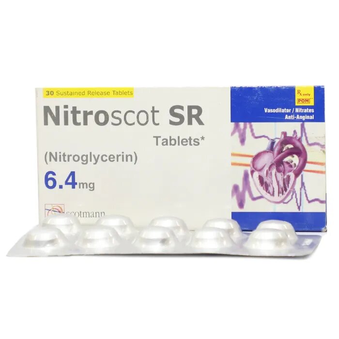 NITROSCOT SR 6.4MG CAP 30 S