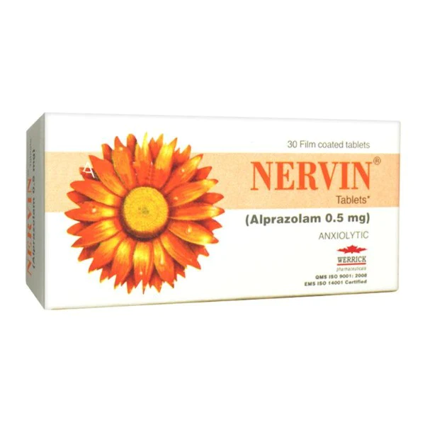 NERVIN TAB 0.5 MG 3X10'S