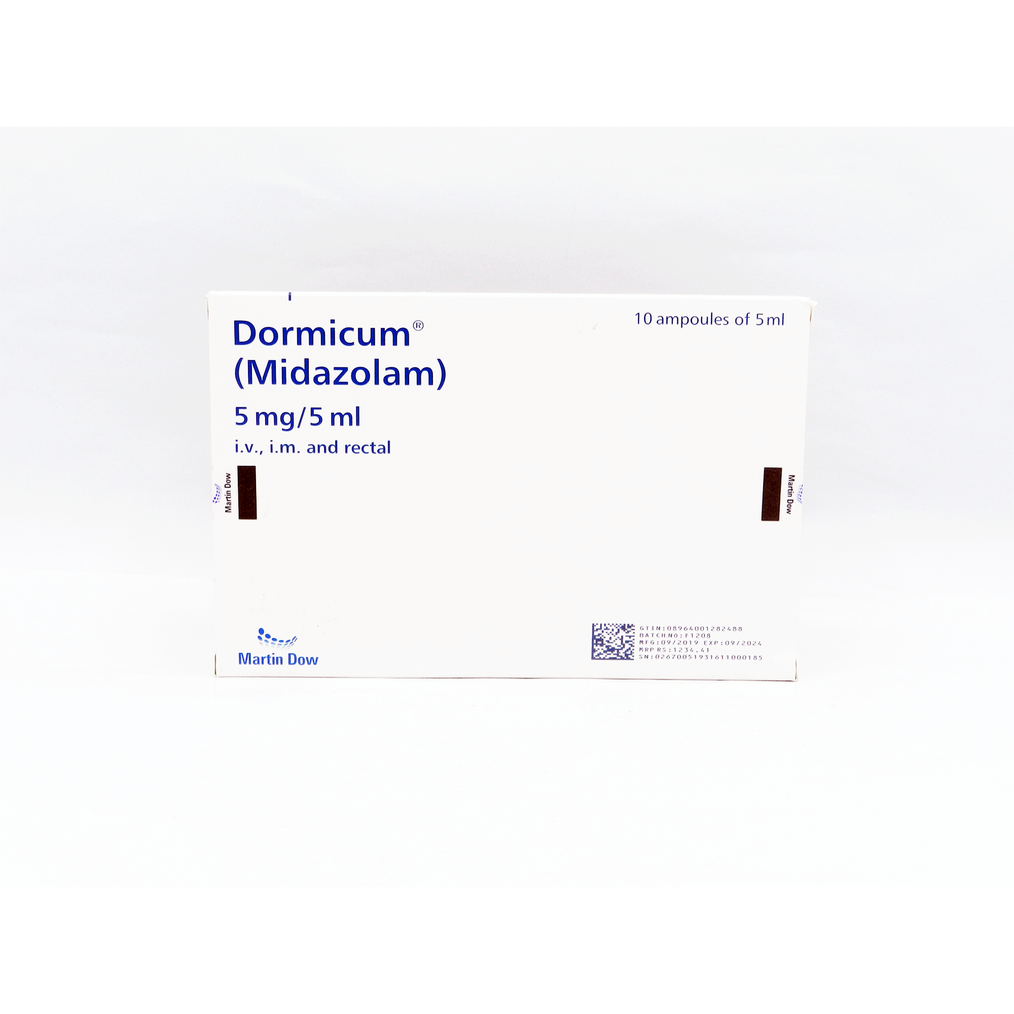 DORMICUM INJ 5 MG 10 AMPX5ML 10S