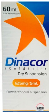 DINACOR SUSP 125 MG 60 ML 1'S