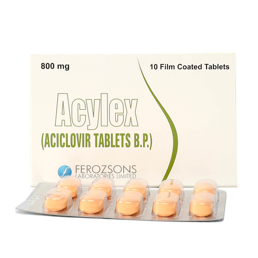 ACYLEX TAB 800 MG 10'S