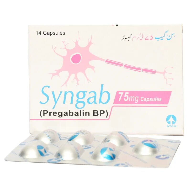 SYNGAB 75MG CAP 7x2